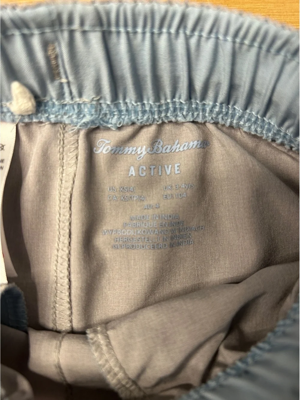 Tommy Bahama Active Boys' Gray Elastic Waist Shorts Size XS 4